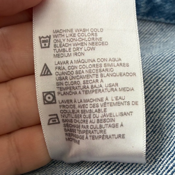 Dickies Overalls Y2K Utility Hammer Loop Blue Denim Bib Overall Pants 30X32 - Picture 11 of 16